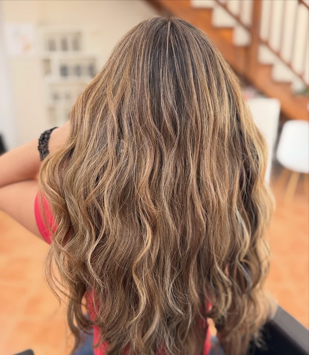 Resultado de mechas y balayage en LIS Hair Studio